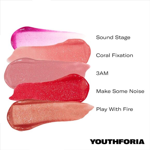 Youthforia Dewy Gloss Hydrating Lip Gloss Play with Fire Clean Beauty New in Box - Picture 5 of 9